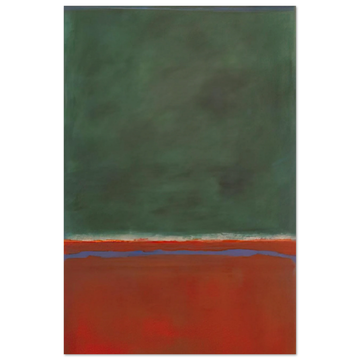 Green and Maroon - 1953 Poster | Mark Rothko Poster | Rothko Prints