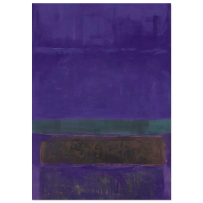 Untitled [Blue, Green, and Brown] - 1952 Poster | Mark Rothko Poster | Rothko Prints