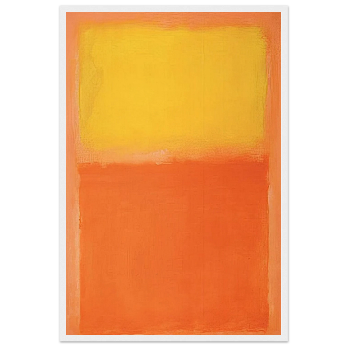 Orange and Yellow - 1956 Framed Poster | Mark Rothko Framed Prints Wall Art | Rothko Prints