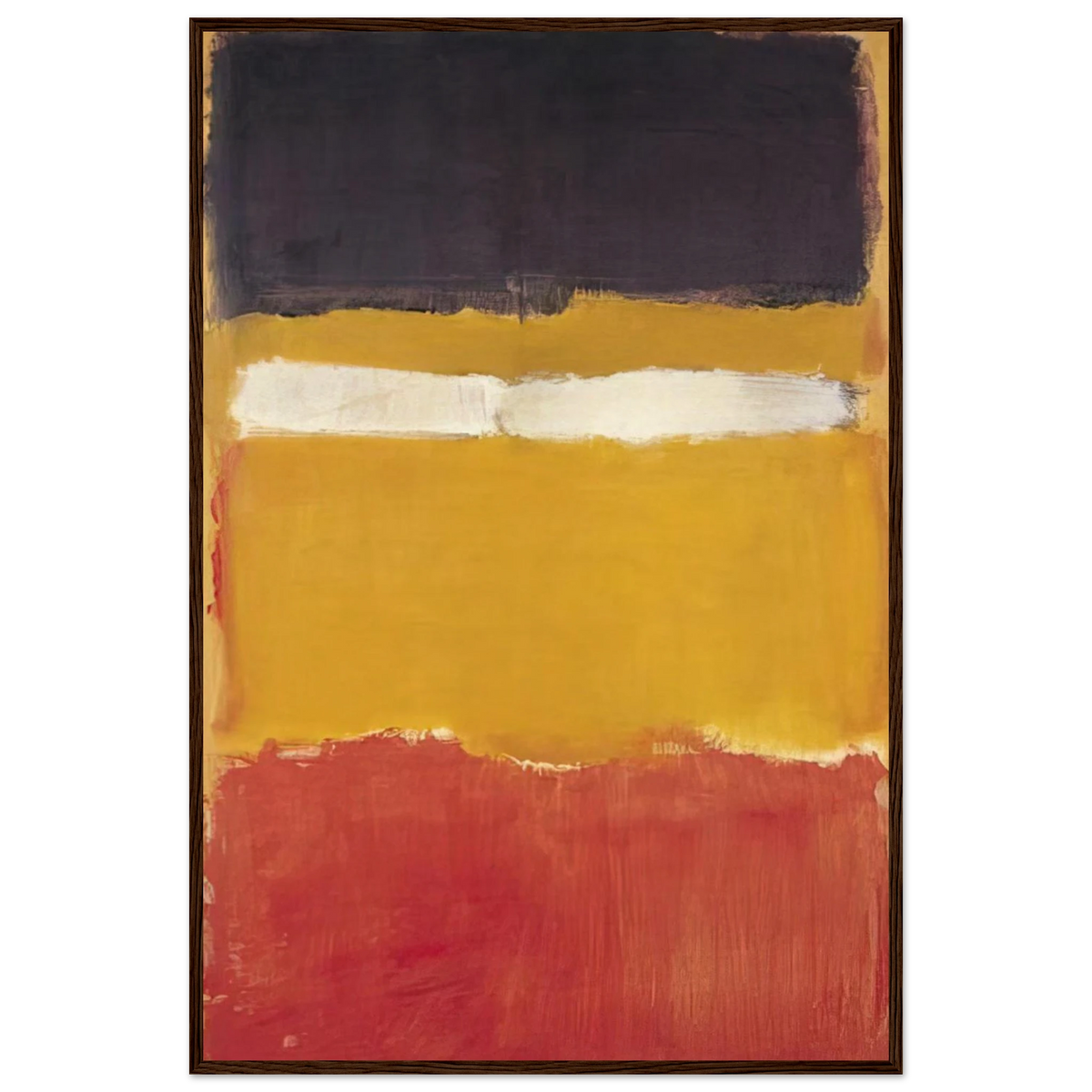 Number 24 Untitled - 1951 Framed Poster | Mark Rothko Framed Prints Wall Art | Rothko Prints