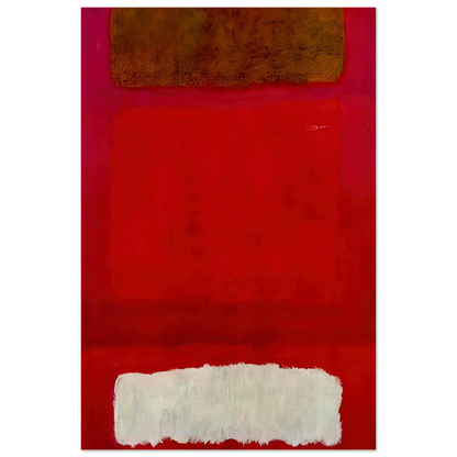 No. 16 Red, White, and Brown - 1957 Poster | Mark Rothko Poster | Rothko Prints