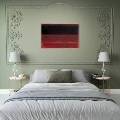 Four Darks in Red - 1958 Framed Poster | Mark Rothko Framed Prints Wall Art | Rothko Prints