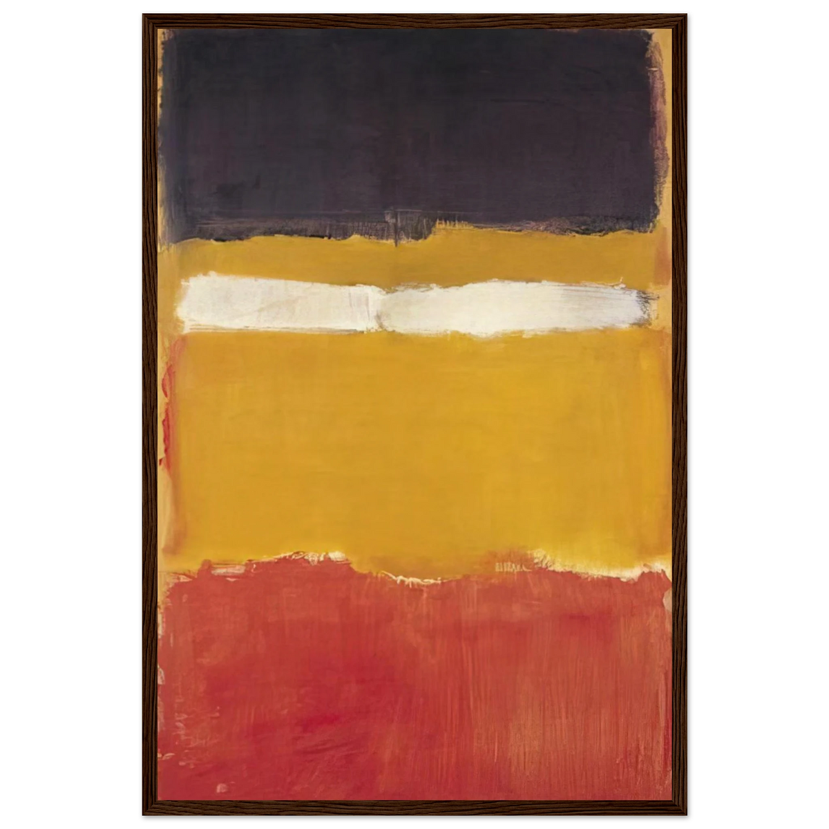 Number 24 Untitled - 1951 Framed Poster | Mark Rothko Framed Prints Wall Art | Rothko Prints