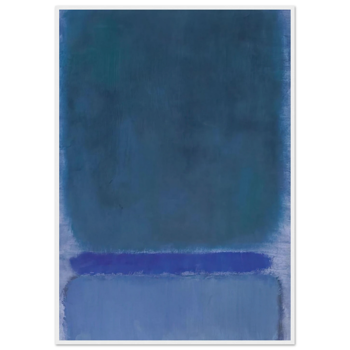 Untitled Green on Blue - 1968 Framed Poster | Mark Rothko Framed Prints Wall Art | Rothko Prints