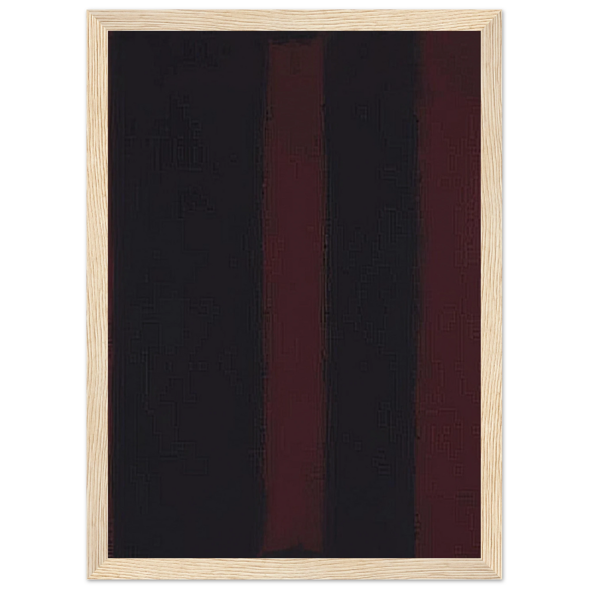 Black on Maroon - 1959 Framed Poster | Mark Rothko Framed Prints Wall Art | Rothko Prints