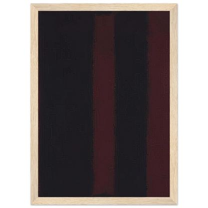 Black on Maroon - 1959 Framed Poster | Mark Rothko Framed Prints Wall Art | Rothko Prints