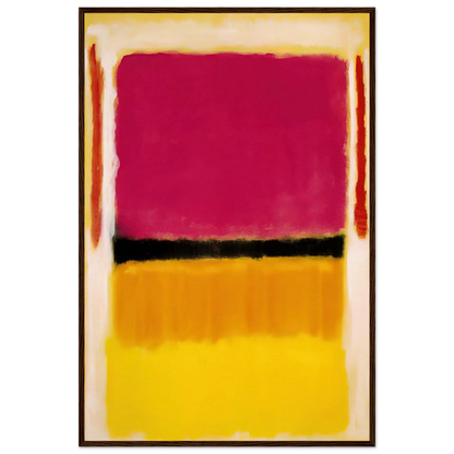 Violet, Black, Orange, Yellow on White and Red - 1949 Framed Poster | Mark Rothko Framed Prints Wall Art | Rothko Prints