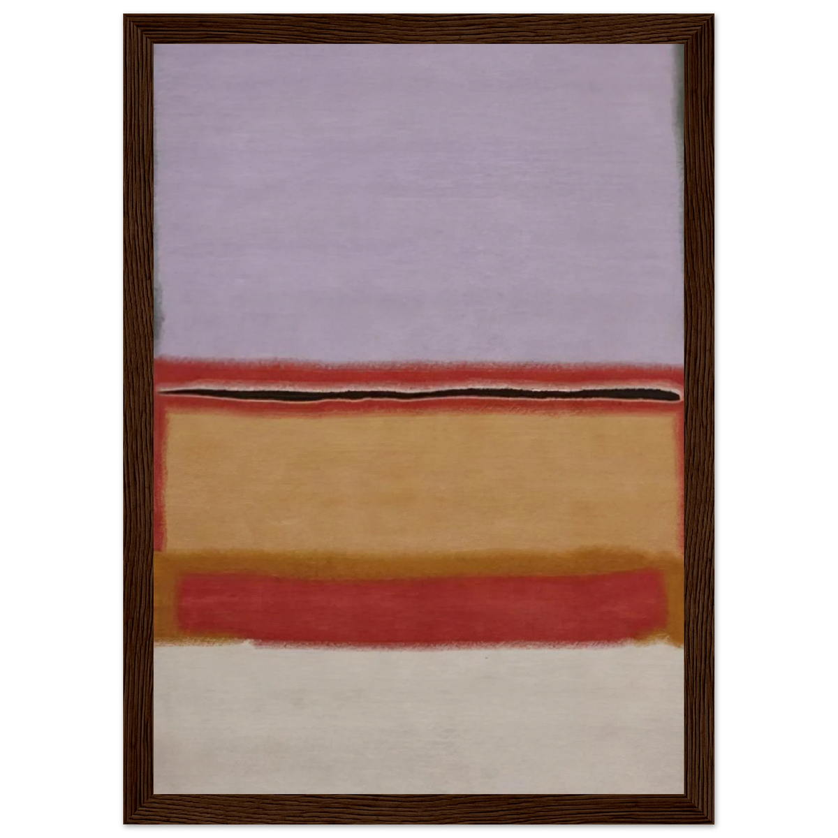 Orange over Violet - 1968 Framed Poster | Mark Rothko Framed Prints Wall Art | Rothko Prints
