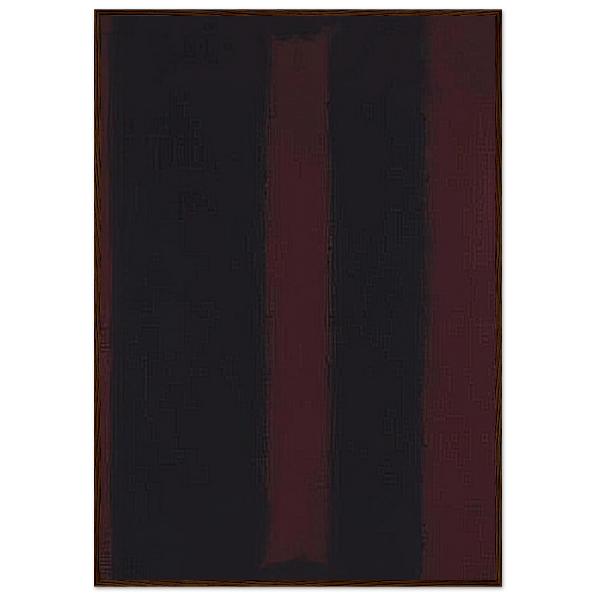 Black on Maroon - 1959 Framed Poster | Mark Rothko Framed Prints Wall Art | Rothko Prints