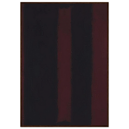 Black on Maroon - 1959 Framed Poster | Mark Rothko Framed Prints Wall Art | Rothko Prints