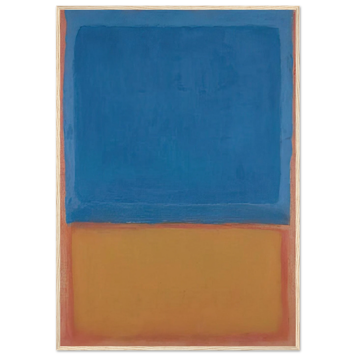 Untitled Red, Blue, Orange - 1955 Framed Poster | Mark Rothko Framed Prints Wall Art | Rothko Prints