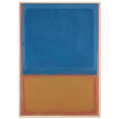 Untitled Red, Blue, Orange - 1955 Framed Poster | Mark Rothko Framed Prints Wall Art | Rothko Prints