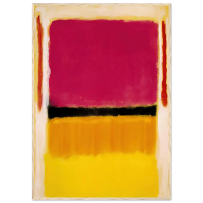 Violet, Black, Orange, Yellow on White and Red - 1949 Framed Poster | Mark Rothko Framed Prints Wall Art | Rothko Prints