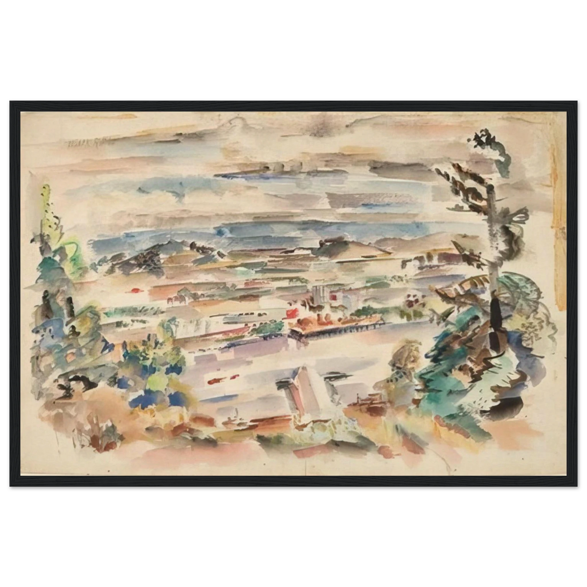 Untitled - 1929 Framed Poster | Mark Rothko Framed Prints Wall Art | Rothko Prints