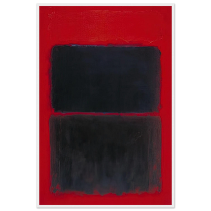 Light Red Over Black - 1957 Framed Poster | Mark Rothko Framed Prints Wall Art | Rothko Prints