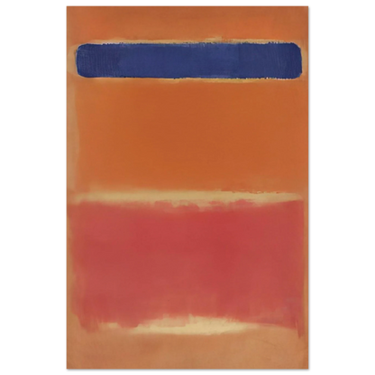Blue Over Red - 1953 Poster | Mark Rothko Poster | Rothko Prints