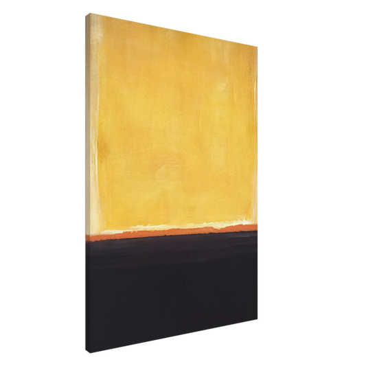 Yellow, Charcoal, Brown - 1953 Canvas | Mark Rothko Canvas | Rothko Prints
