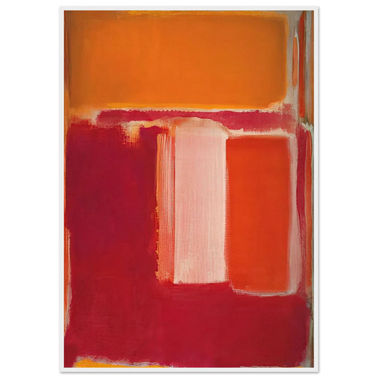 Yellow, Cherry, Orange - 1947 Framed Poster | Mark Rothko Framed Prints Wall Art | Rothko Prints