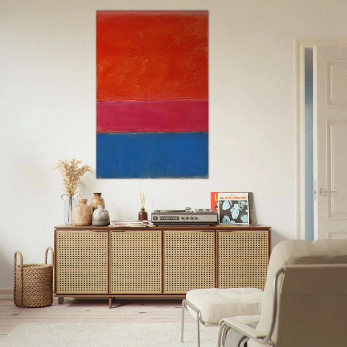 No. 1 Royal Red and Blue - 1954 Poster | Mark Rothko Poster | Rothko Prints