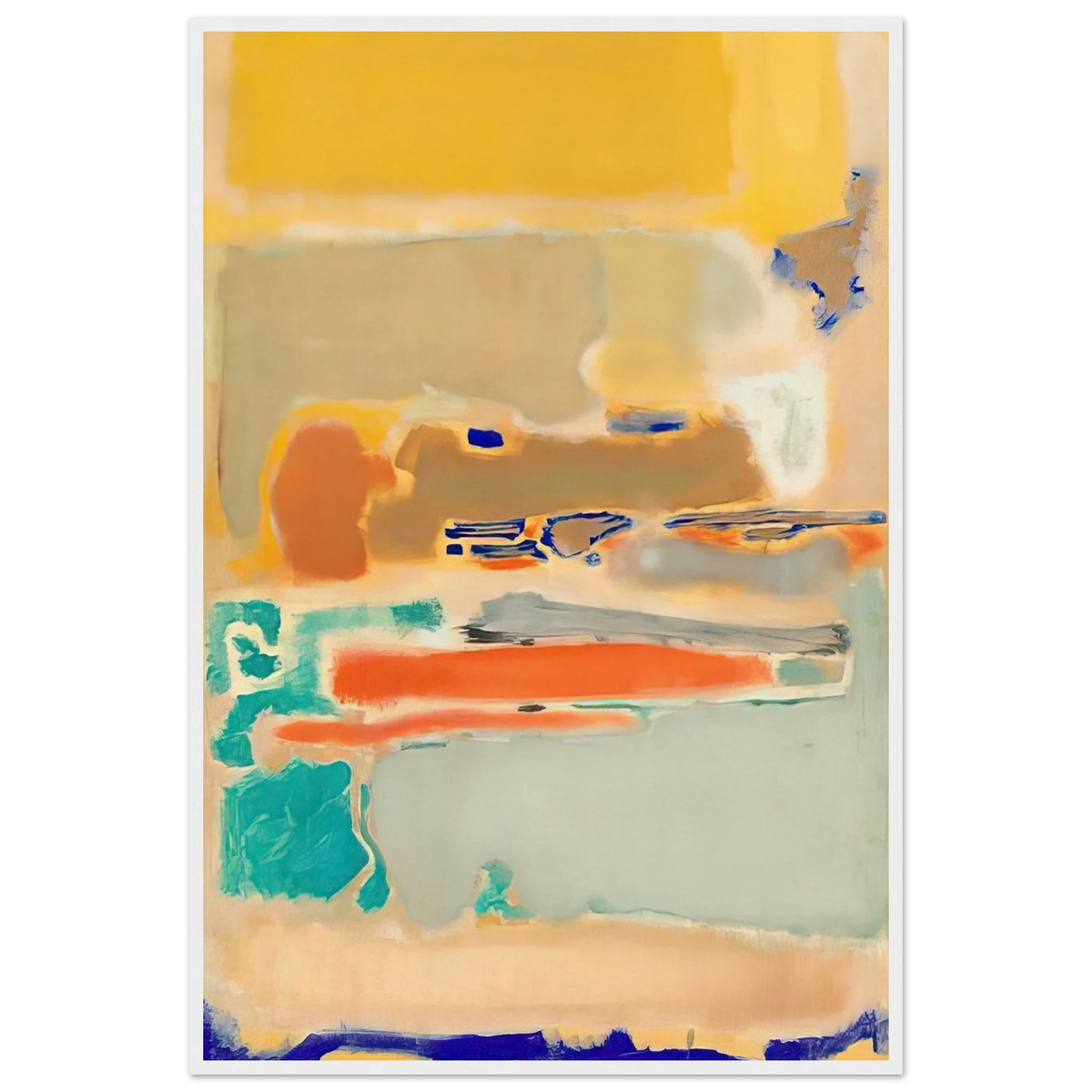 Multiform - 1948 Framed Poster | Mark Rothko Framed Prints Wall Art | Rothko Prints