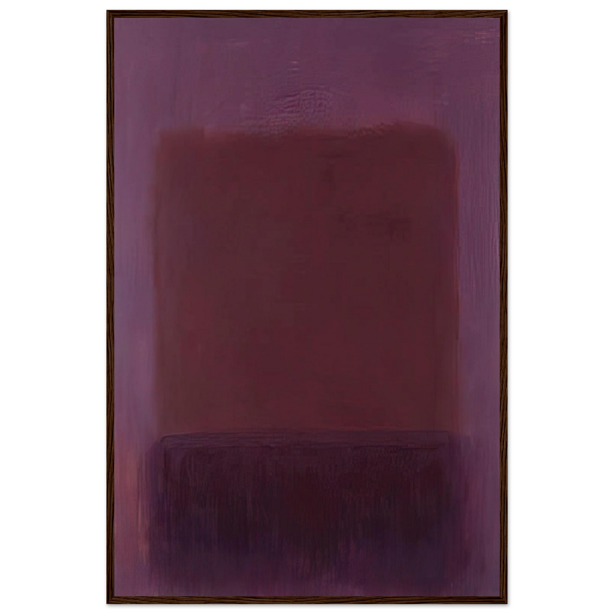 Purple Brown - 1957 Framed Poster | Mark Rothko Framed Prints Wall Art | Rothko Prints