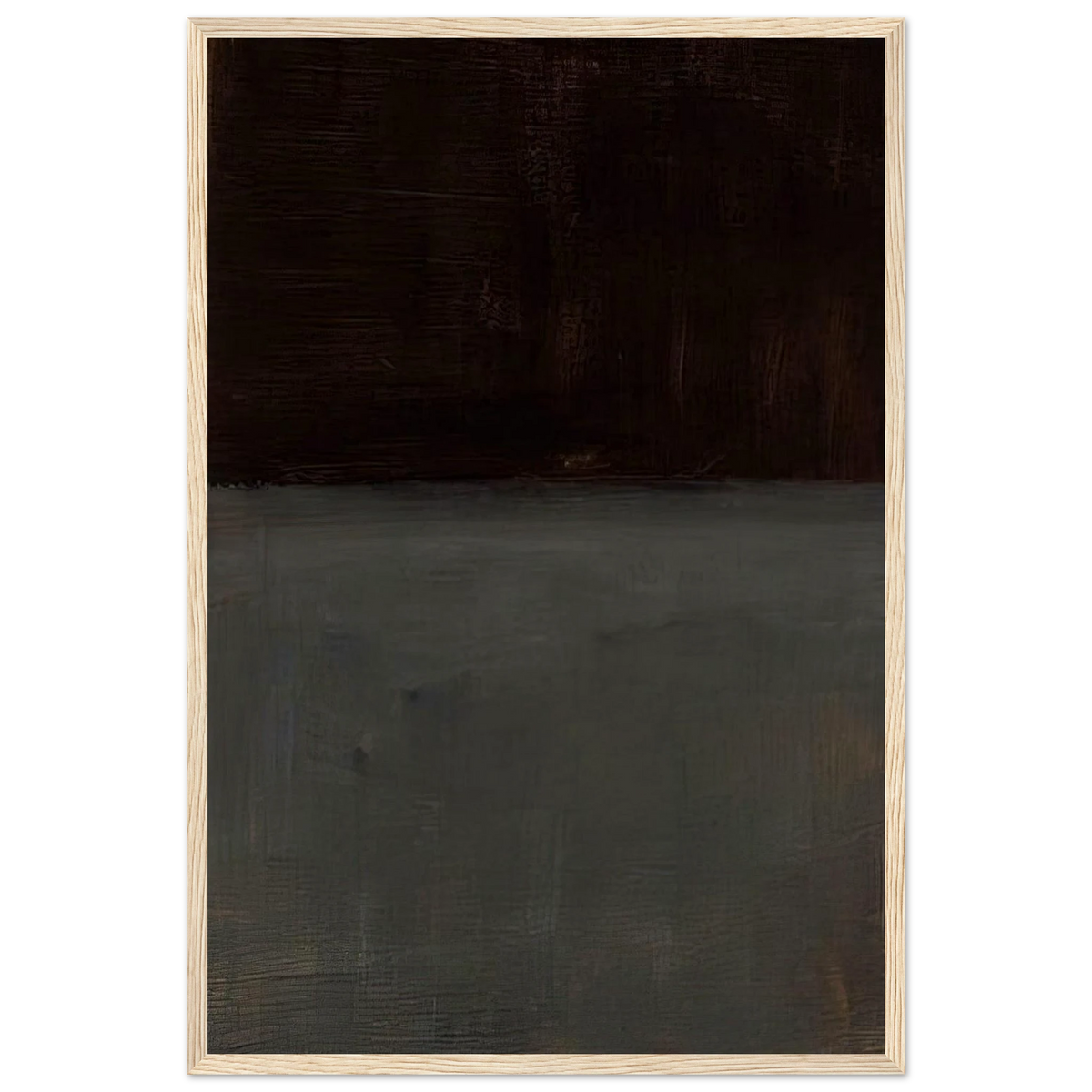 Untitled brown and gray - 1969 Framed Poster | Mark Rothko Framed Prints Wall Art | Rothko Prints