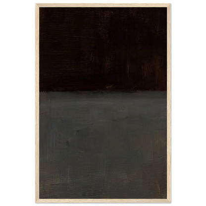 Untitled brown and gray - 1969 Framed Poster | Mark Rothko Framed Prints Wall Art | Rothko Prints