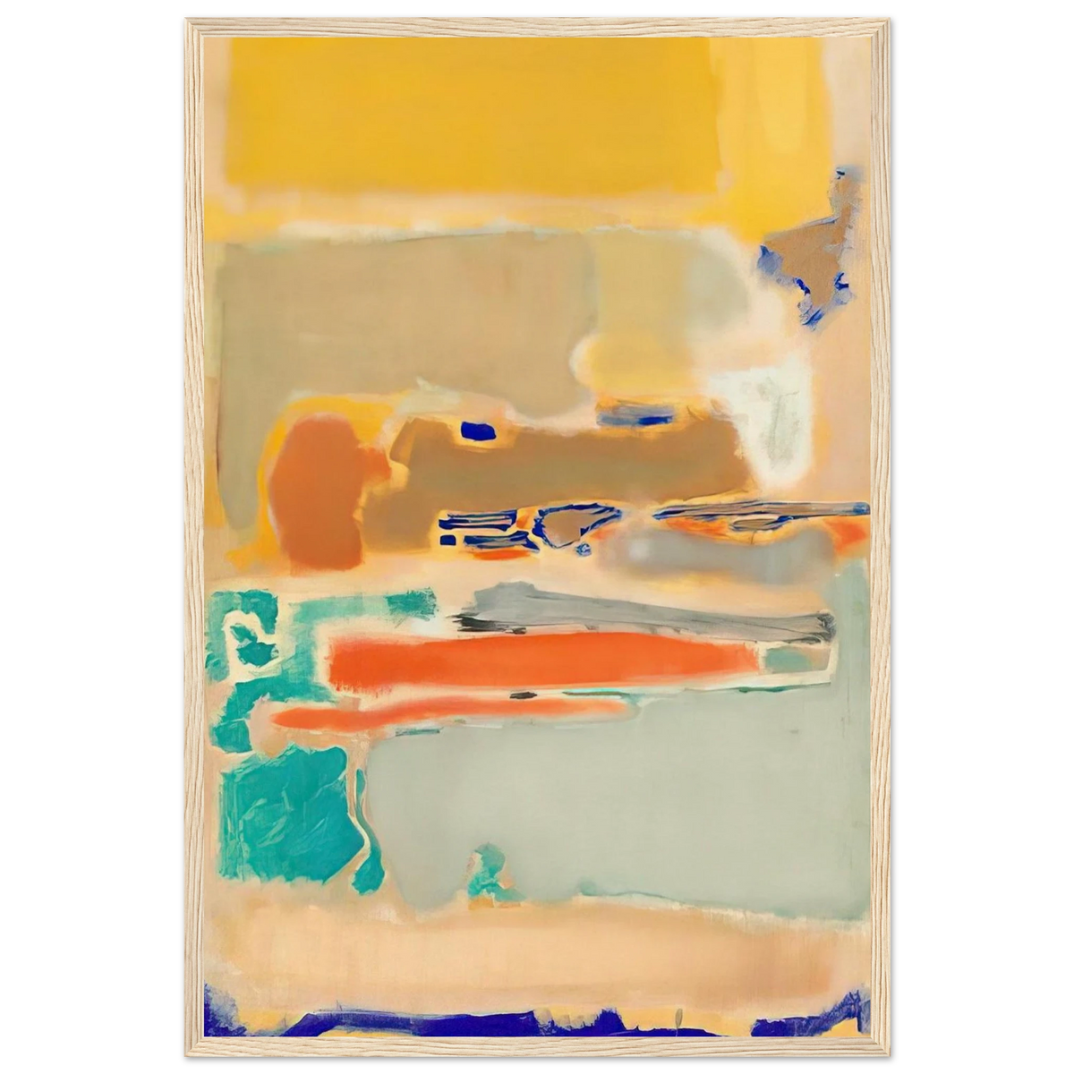 Multiform - 1948 Framed Poster | Mark Rothko Framed Prints Wall Art | Rothko Prints