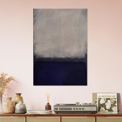 Blue and gray - 1962 Canvas | Mark Rothko Canvas | Rothko Prints