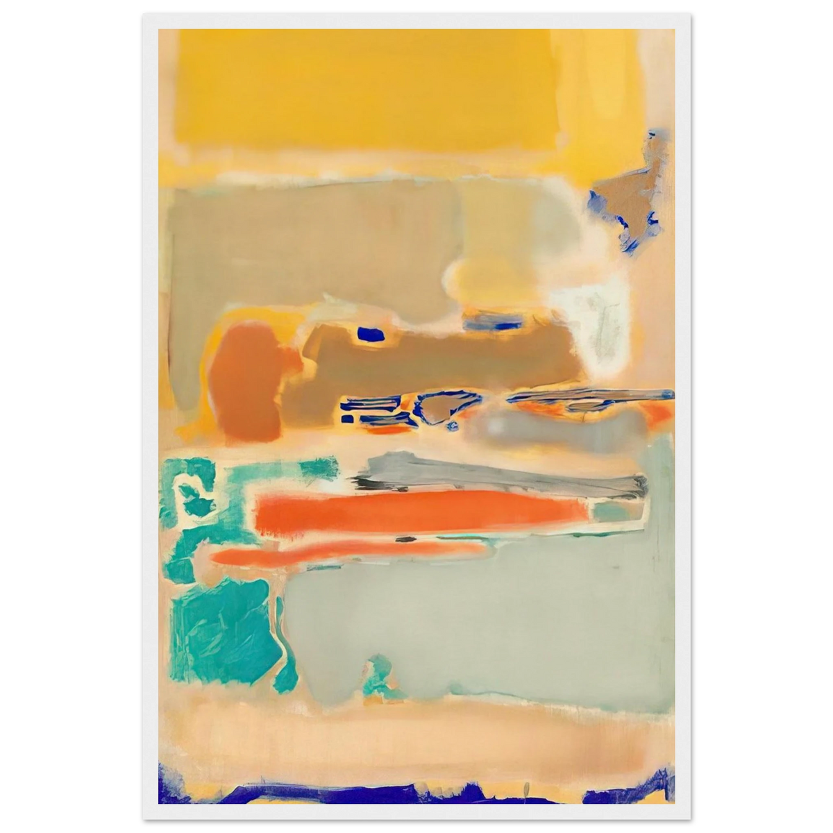 Multiform - 1948 Framed Poster | Mark Rothko Framed Prints Wall Art | Rothko Prints