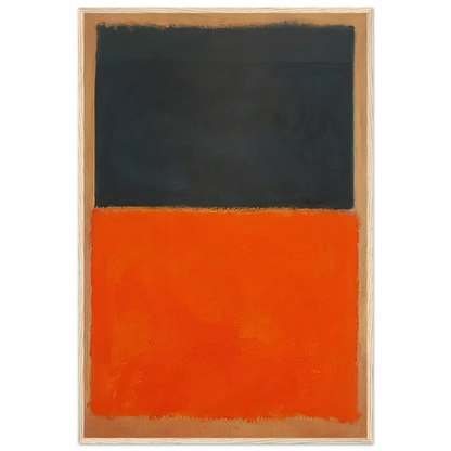 Green and Tangerine on Red - 1956 Framed Poster | Mark Rothko Framed Prints Wall Art | Rothko Prints