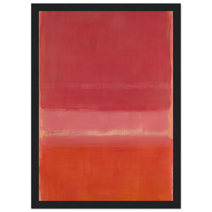 Untitled Red - 1956 Framed Poster | Mark Rothko Framed Prints Wall Art | Rothko Prints