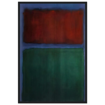 Earth and Green - 1955 Framed Poster | Mark Rothko Framed Prints Wall Art | Rothko Prints
