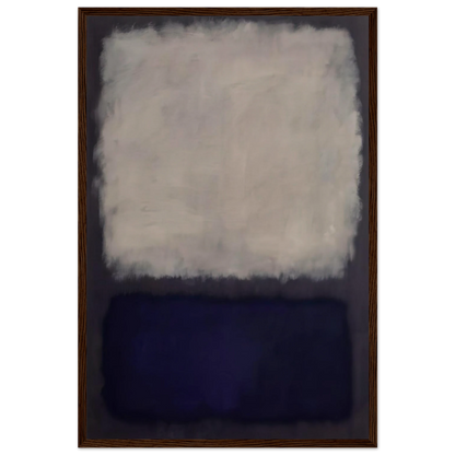 Blue and gray - 1962 Framed Poster | Mark Rothko Framed Prints Wall Art | Rothko Prints