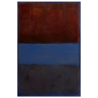 No.61 Rust and Blue - 1953 Poster | Mark Rothko Poster | Rothko Prints