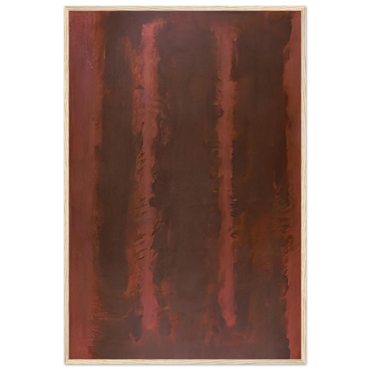 Black on Maroon - 1958 Framed Poster | Mark Rothko Framed Prints Wall Art | Rothko Prints
