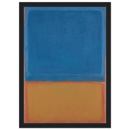 Untitled Red, Blue, Orange - 1955 Framed Poster | Mark Rothko Framed Prints Wall Art | Rothko Prints