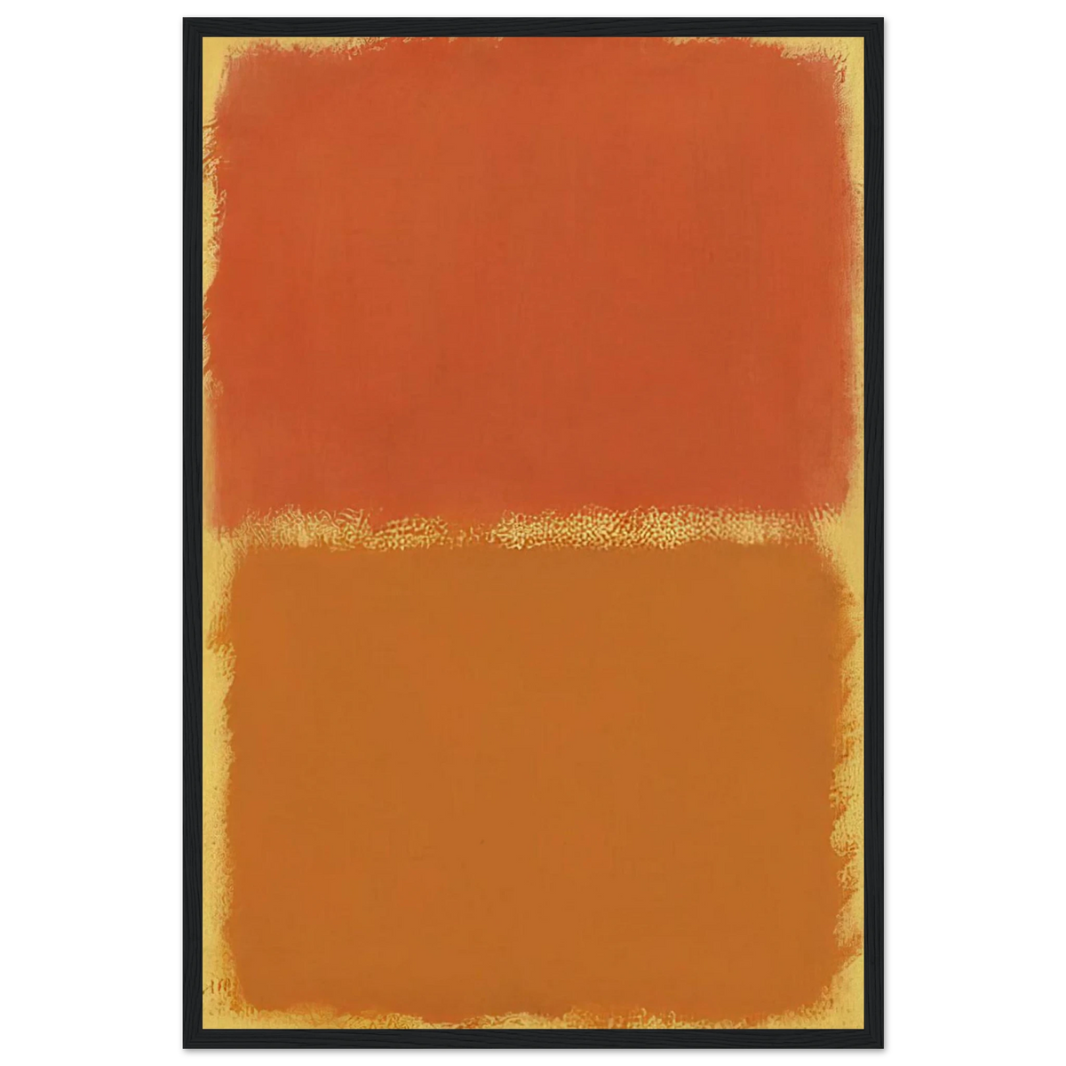 Orange, Red, Orange - 1961 Framed Poster | Mark Rothko Framed Prints Wall Art | Rothko Prints