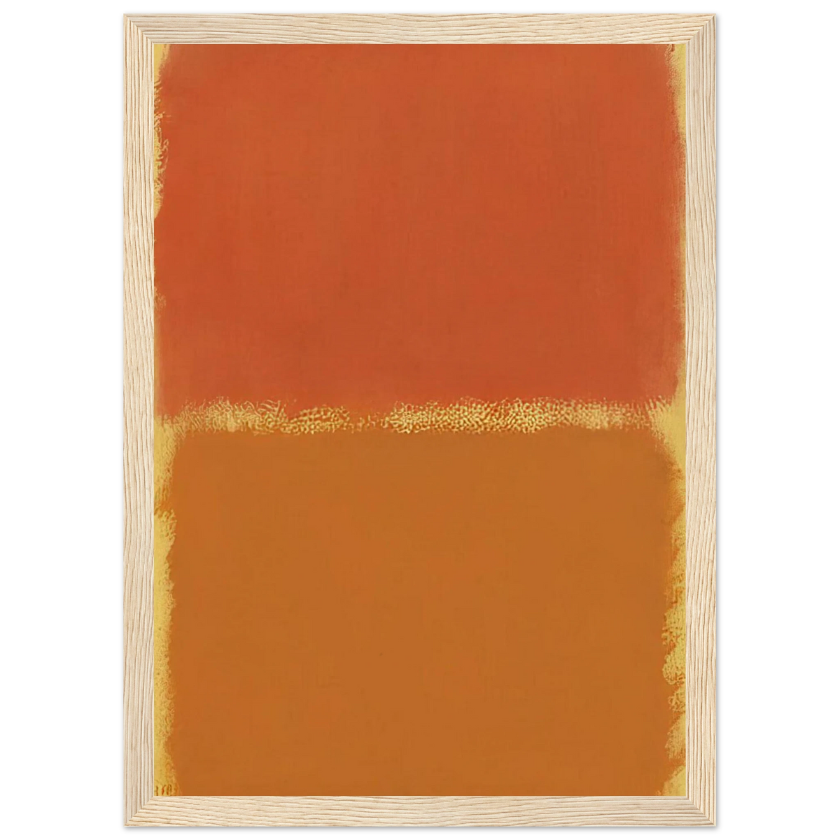 Orange, Red, Orange - 1961 Framed Poster | Mark Rothko Framed Prints Wall Art | Rothko Prints