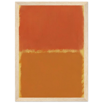 Orange, Red, Orange - 1961 Framed Poster | Mark Rothko Framed Prints Wall Art | Rothko Prints