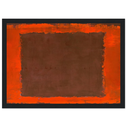 Untitled Mural for End Wall - 1959 Framed Poster | Mark Rothko Framed Prints Wall Art | Rothko Prints