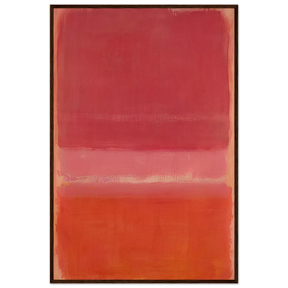 Untitled Red - 1956 Framed Poster | Mark Rothko Framed Prints Wall Art | Rothko Prints