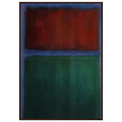 Earth and Green - 1955 Framed Poster | Mark Rothko Framed Prints Wall Art | Rothko Prints