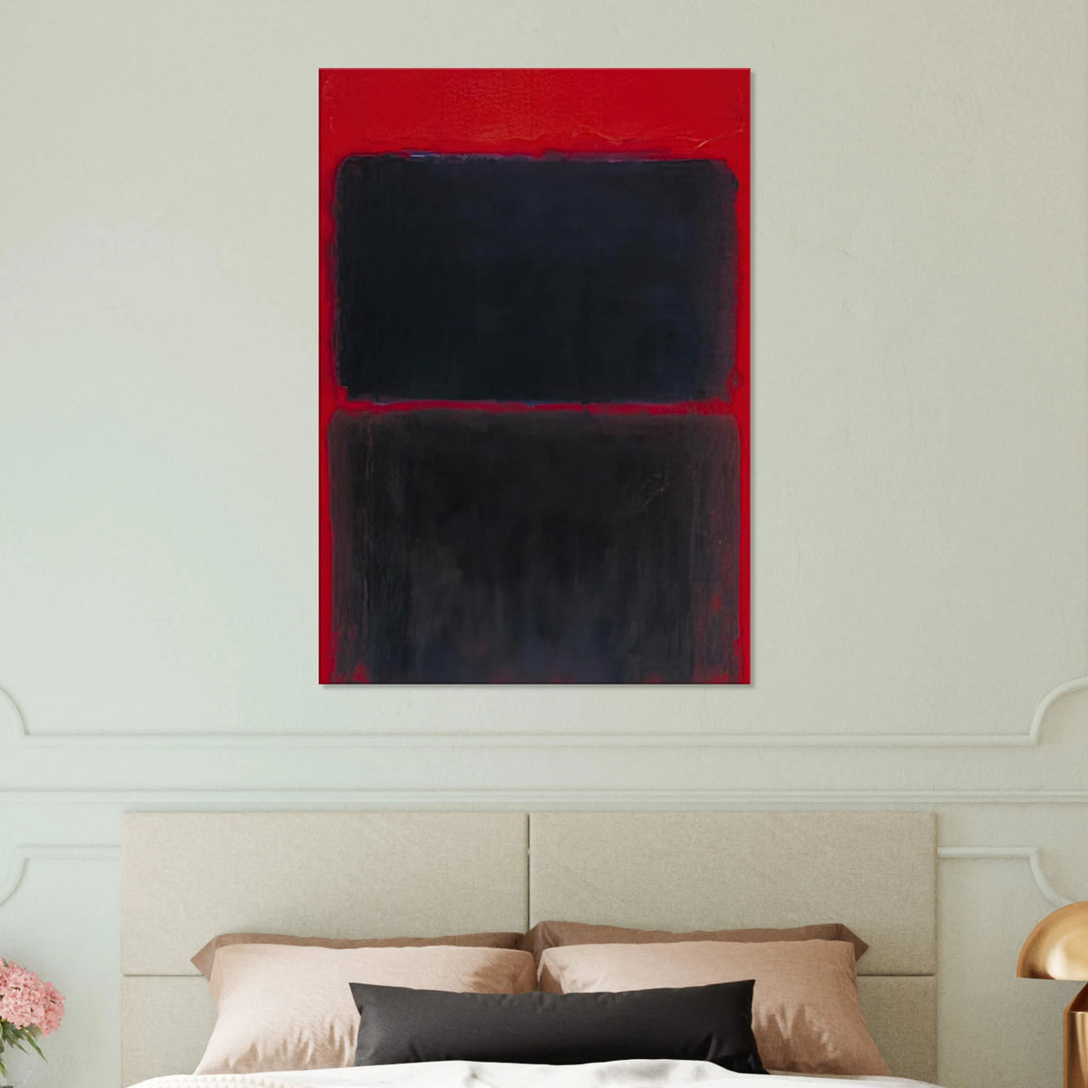 Light Red Over Black - 1957 Canvas | Mark Rothko Canvas | Rothko Prints