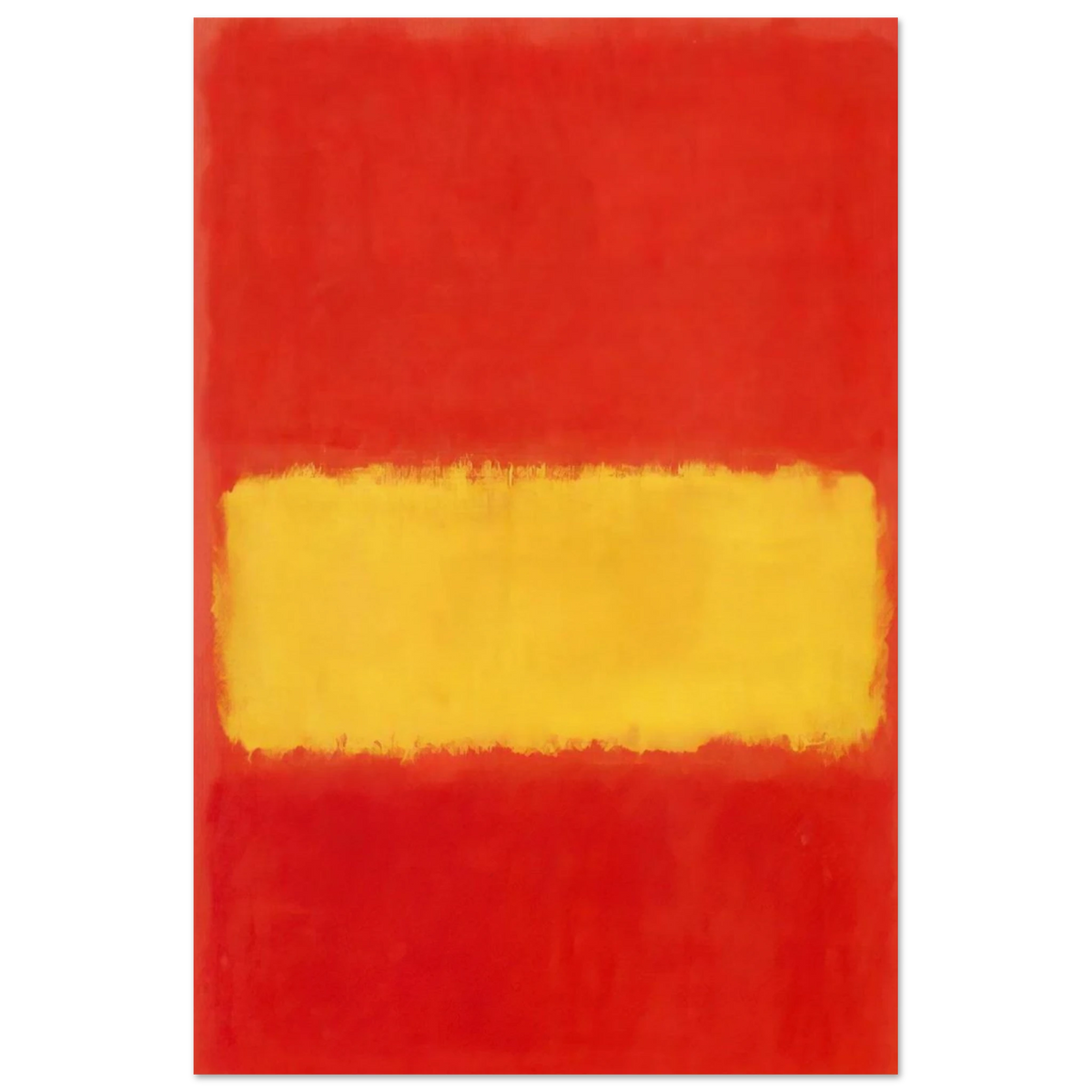 Yellow band - 1956 Poster | Mark Rothko Poster | Rothko Prints