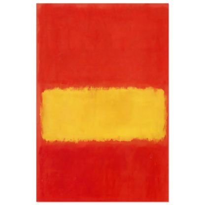 Yellow band - 1956 Poster | Mark Rothko Poster | Rothko Prints