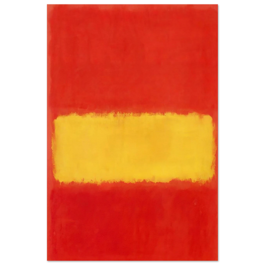 Yellow band - 1956 Poster | Mark Rothko Poster | Rothko Prints
