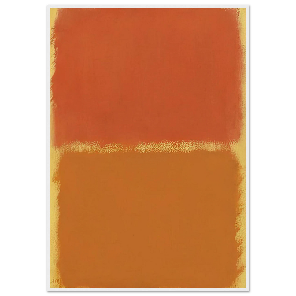 Orange, Red, Orange - 1961 Framed Poster | Mark Rothko Framed Prints Wall Art | Rothko Prints