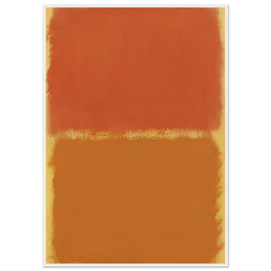 Orange, Red, Orange - 1961 Framed Poster | Mark Rothko Framed Prints Wall Art | Rothko Prints