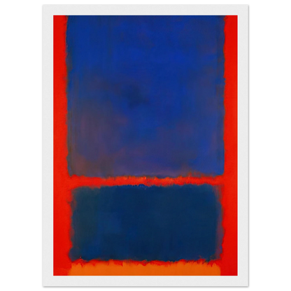 Blue, Orange, Red - 1961 Framed Poster | Mark Rothko Framed Prints Wall Art | Rothko Prints